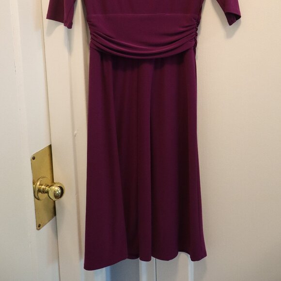Chaps Faux Knot Tea-Length Dress - Picture 4 of 5